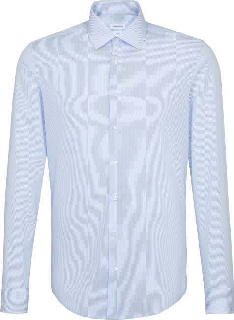 SST | Shirt Office Slim striped light blue/white