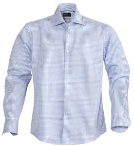 TRIBECA CHECKED SHIRT LIGHT BLUE S