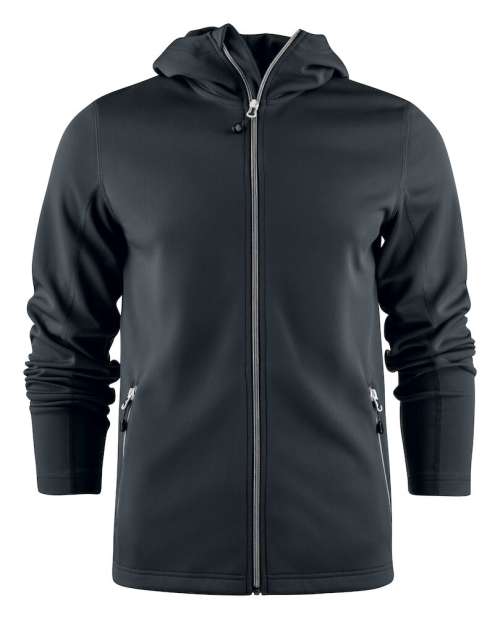 Layback Hooded jacket Grey melange 4XL