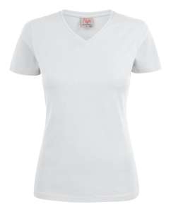 Heavy V Lady T-shirt White XS