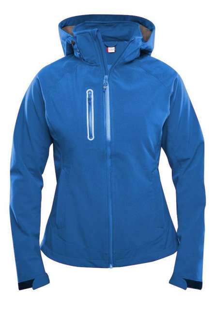 Winter Softshelljacken bedrucken lassen MILFORD JACKET LADIES NW020928 Clique königsblau