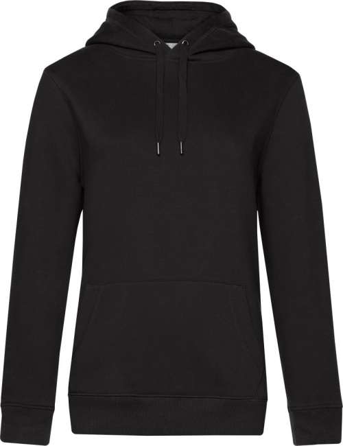 B&C | QUEEN Hooded_° black pure