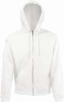 Kapuzen Sweatjacke Classic Hooded Sweat Jacket F.O.L. chic white