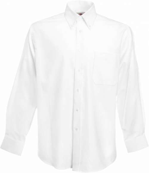 Oxford Hemd langarm Oxford Shirt LSL F.O.L. chic white