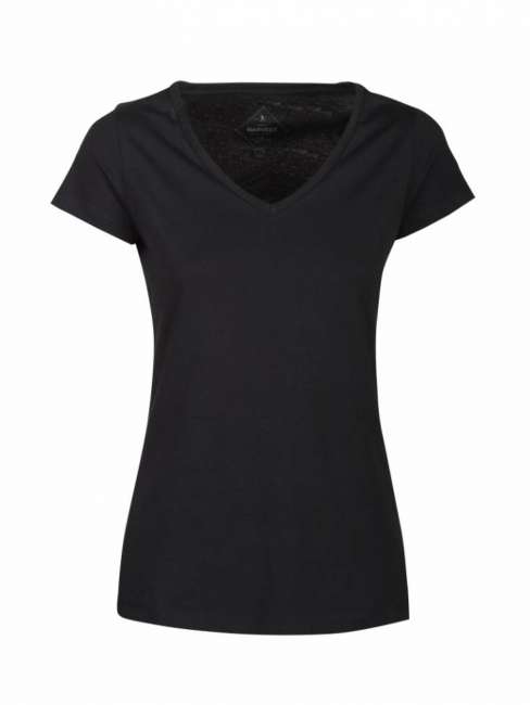 T Shirt mit V-Ausschnitt   NW2124006 Harvest für Damen black