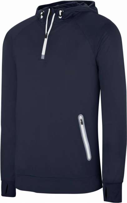 Sport Sweatshirt mit 14 Zip PA360 Kariban ProAct navy