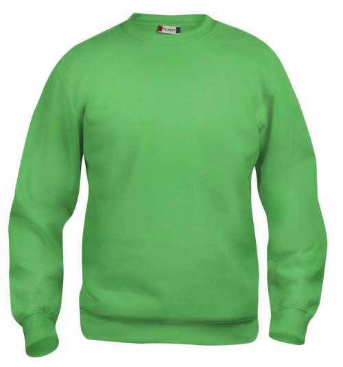 Kinder Sweatshirts bedrucken  NW021020 Clique apfelgrün