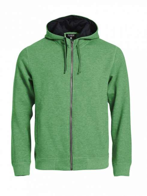 CLASSIC HOODY FULL ZIP NW021044 Clique grün