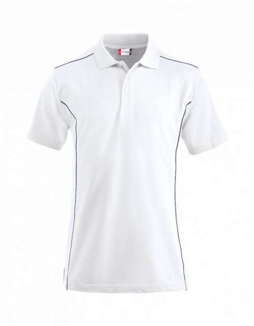 Poloshirts besticken mit Logo  chic white