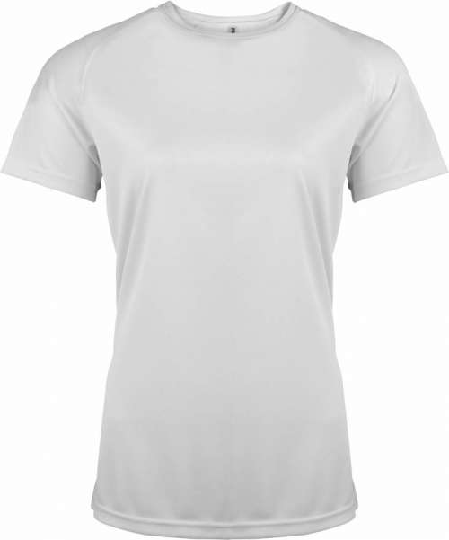 Damen Sport Shirt PA439 Kariban ProAct chic white