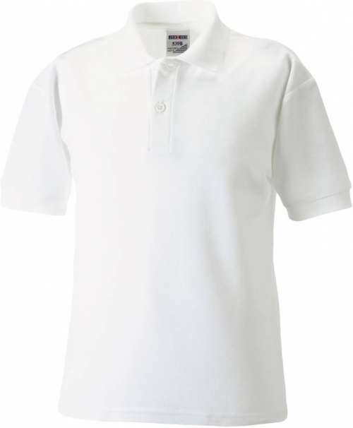 Kinder Piqué Polo 539B Russell chic white
