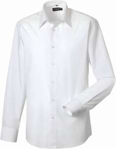 Popeline Hemd langarm 924M Russell chic white/konfigurator