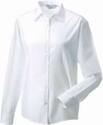 Popeline Bluse langarm 934F Russell chic white
