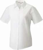 Popeline Bluse kurzarm 935F Russell chic white
