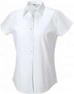 Stretch Bluse kurzarm 947F Russell chic white