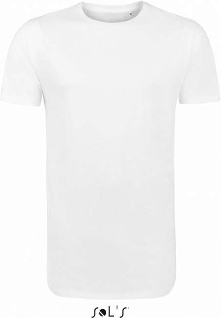 Herren T-Shirt lang Magnum Men SOL'S chic white