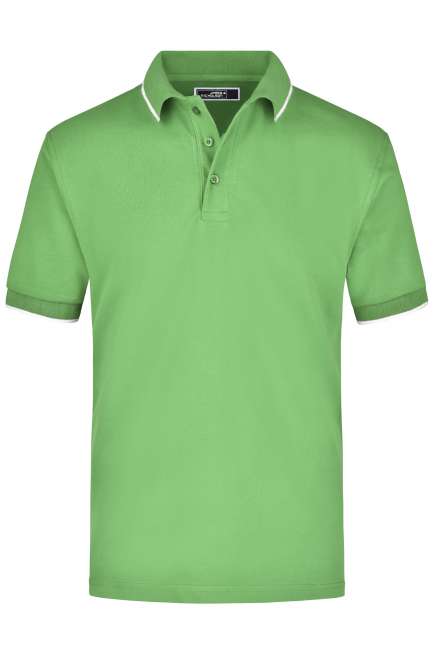 Polo Tipping lime-green/white