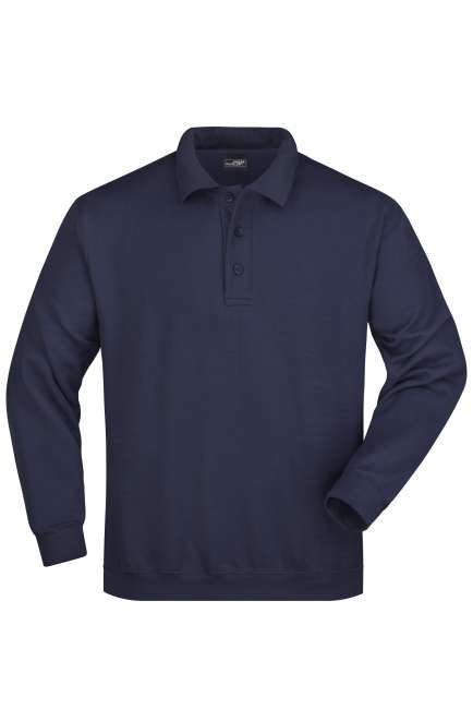 Polo-Sweat Heavy navy