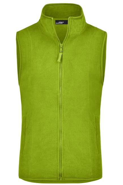 Girly Microfleece Vest lime-green