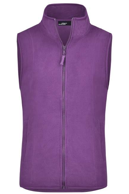 Girly Microfleece Vest purple