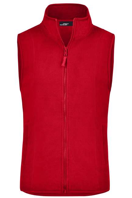 Girly Microfleece Vest red