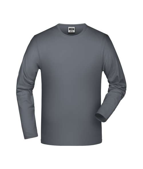 Elastic-T Long-Sleeved mid-grey