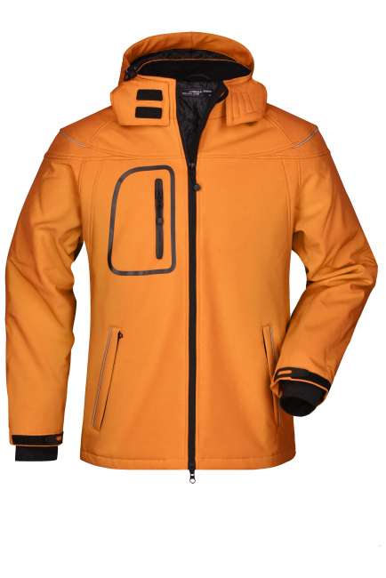 Mens Winter Softshell Jacket orange