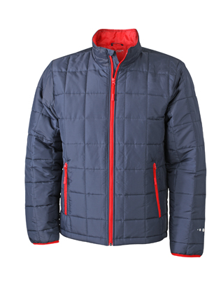 Men's Padded Light Weight Jacket navy/red