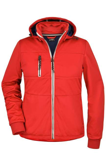 Ladies' Maritime Jacket red/navy/white