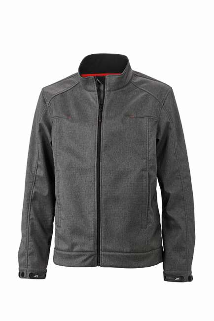 Men's Softshell Jacket dark-melange
