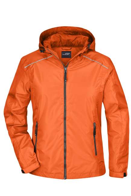 Ladies' Rain Jacket orange/carbon