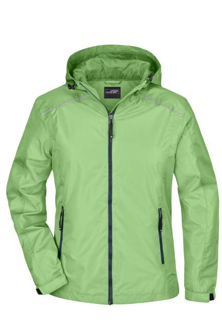 Ladies' Rain Jacket spring-green/navy