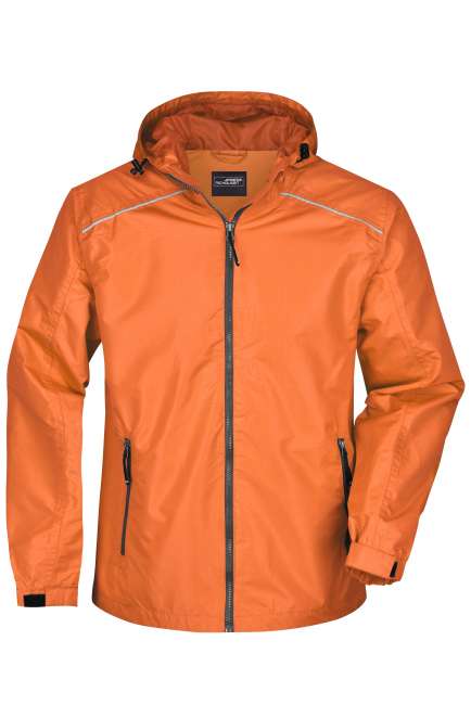 Men's Rain Jacket orange/carbon