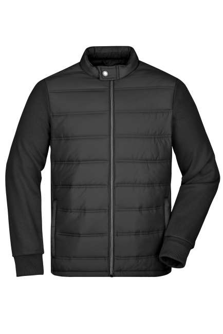 Men's Hybrid Sweat Jacket black