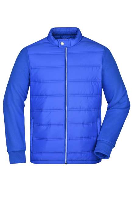 Men's Hybrid Sweat Jacket nautic-blue