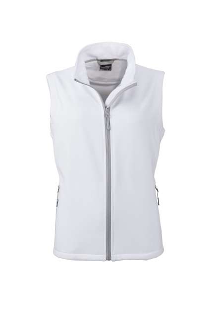 Ladies' Promo Softshell Vest white/white