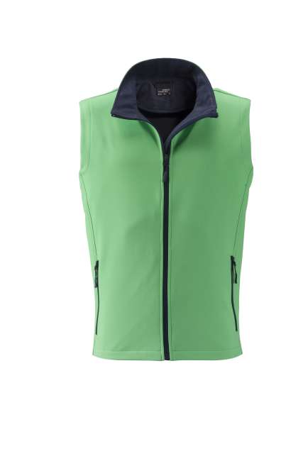 Men's Promo Softshell Vest green/navy