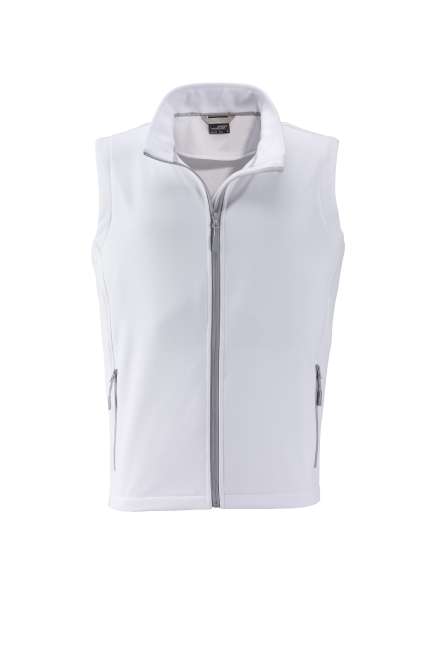 Men's Promo Softshell Vest white/white