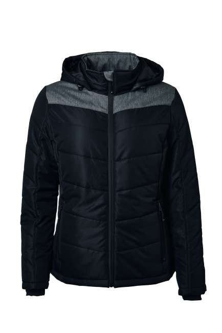 Ladies' Winter Jacket black/anthracite-melange