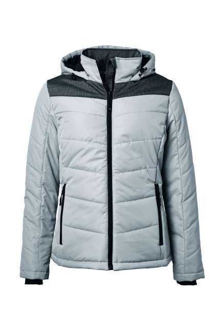 Ladies' Winter Jacket silver/anthracite-melange