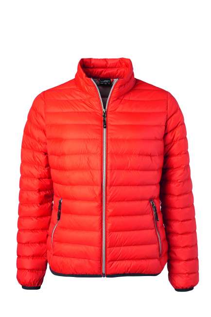 Ladies' Down Jacket burnt-orange/silver