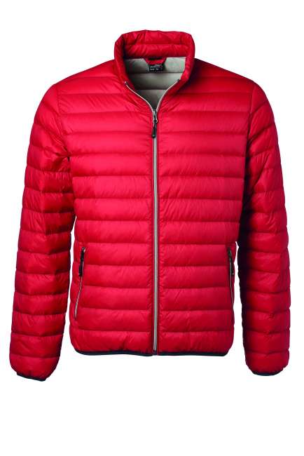 Men's Down Jacket red/silver