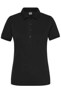 Ladies' BIO Stretch-Polo Work - SOLID - black