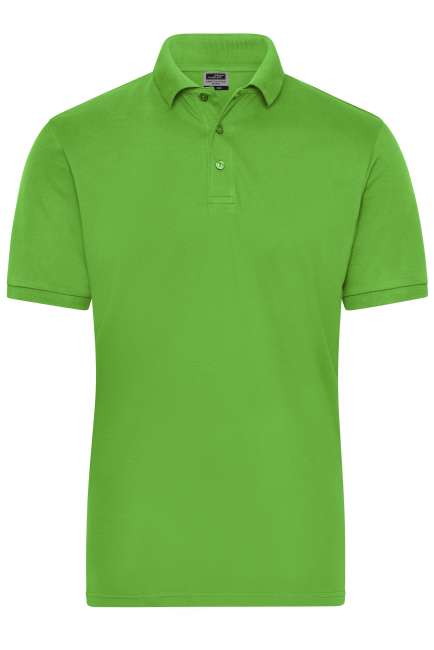 Men's BIO Stretch-Polo Work - SOLID - lime-green