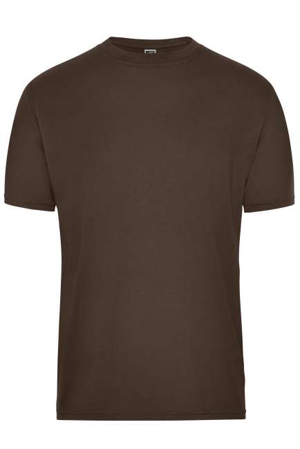 Men's BIO Workwear T-Shirt - SOLID - brown