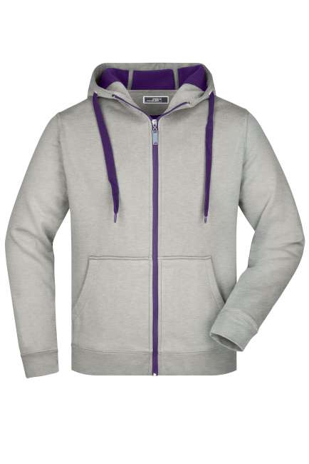 Men's Doubleface Jacket grey-heather/purple