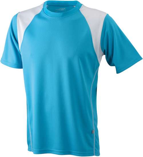 Men's Running-T turquoise/white