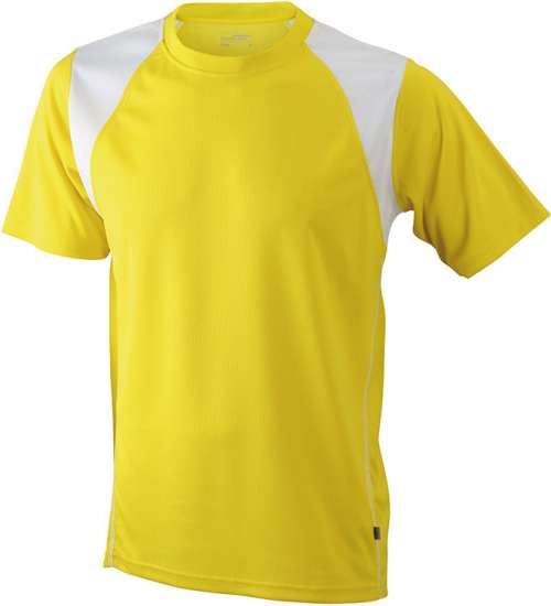 Men's Running-T yellow/white