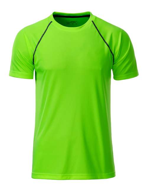 Men's Sports T-Shirt bright-green/black