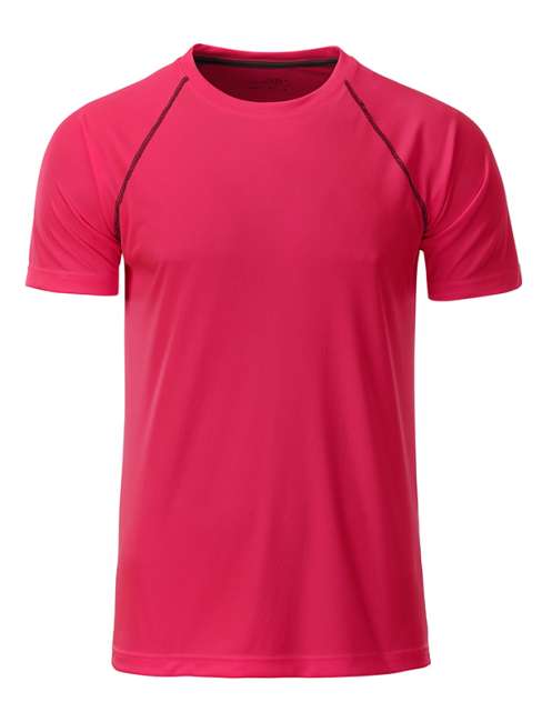 Men's Sports T-Shirt bright-pink/titan